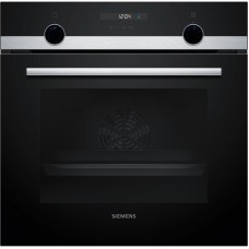 Духова шафа Siemens електрична, 66л, A, дисплей, конвекція, телескопічні направляючі, чорний