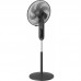 Вентилятор Philips підлоговий Series 1001, 45см, 47Вт, пульт ДК, опора кругла, ароматерапія, чорний