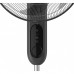 Вентилятор Philips підлоговий Series 1001, 45см, 47Вт, пульт ДК, опора кругла, ароматерапія, чорний