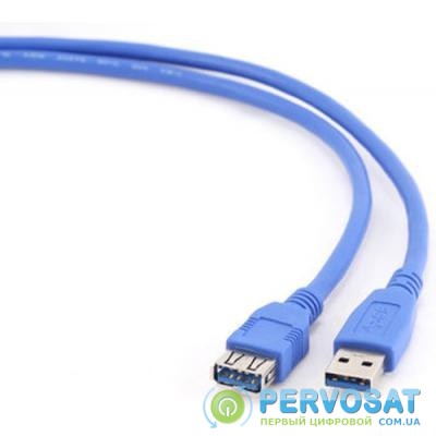 Дата кабель подовжувач USB3.0 AM/AF Cablexpert (CCP-USB3-AMAF-10)