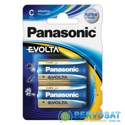 Батарейка PANASONIC C LR14 Evolta * 2 (LR14EGE/2BP)