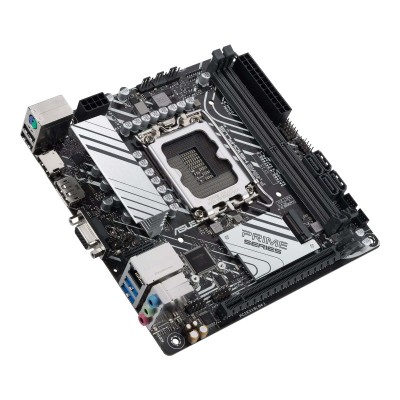 Материнcька плата ASUS PRIME H610I-PLUS-CSM s1700 H610 2xDDR5 M.2 HDMI D-Sub DP mITX