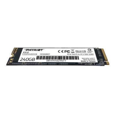 Накопичувач SSD Patriot M.2 240GB PCIe 3.0 P310