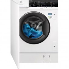 Прально-сушильна машина Electrolux вбудована фронтальна, 8(4)кг, 1600, D, 54см, дисплей, пара, інвертор, білий Прально-сушильна машина Electrolux вбудована фронтальна, 8(4)кг, 1600, D, 54см, дисплей, пара, інвертор, білий