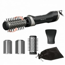 Фен-щітка Rowenta Brush Active, 1000Вт, 3 режими, іоніз-я, хол. обдув, оберт. насадка, 3 насадки, кераміка, чорний