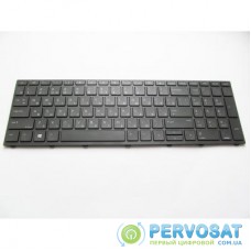 Клавиатура ноутбука HP ProBook 450/455/470 G5 черная с черной (A46063)