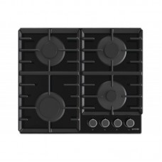 Варильна поверхня Gorenje газова на склі, 60см, чавун, чорний Варильна поверхня Gorenje газова на склі, 60см, чавун, чорний