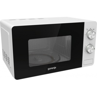 Мікрохвильова піч Gorenje, 20л, мех. керув., 800Вт, білий