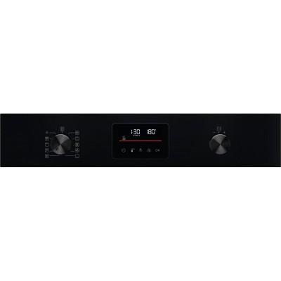 Духова шафа Electrolux електрична, 65л, A+, дисплей, конвекція, піроліз, телескопічні напрямні, чорний