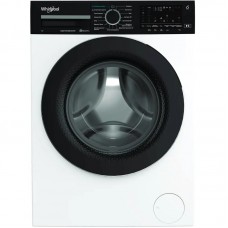 Пральна машина Whirlpool фронтальна, 7кг, 1400, A, 49.6см, дисплей, пара, інвертор, люк чорний, білий