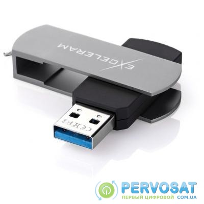 USB флеш накопитель eXceleram 16GB P2 Series Gray/Black USB 3.1 Gen 1 (EXP2U3GB16)
