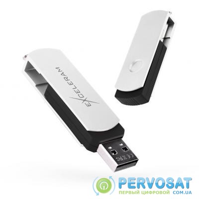 USB флеш накопитель eXceleram 16GB P2 Series White/Black USB 2.0 (EXP2U2WH2B16)