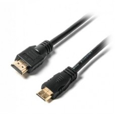 Кабель мультимедійний HDMI A to HDMI C (mini), 1.8m Viewcon (VD 090-1,8м.)