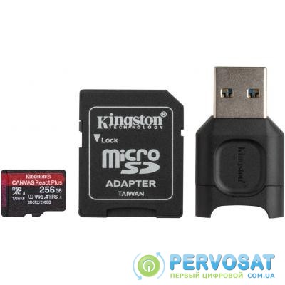 Карта памяти Kingston 256GB microSDXC class 10 Canvas React+ (MLPMR2/256GB)