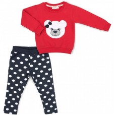Набір дитячого одягу Breeze "White bear" (11606-80G-coral) Набір дитячого одягу Breeze "White bear" (11606-80G-coral)