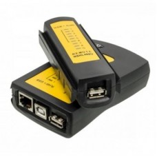 Тестер кабельний RJ-45 + USB Merlion (NSHL468U) Тестер кабельний RJ-45 + USB Merlion (NSHL468U)