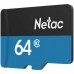 Карта памяти Netac 64GB microSD class 10 UHS-I U1 (NT02P500STN-064G-S)