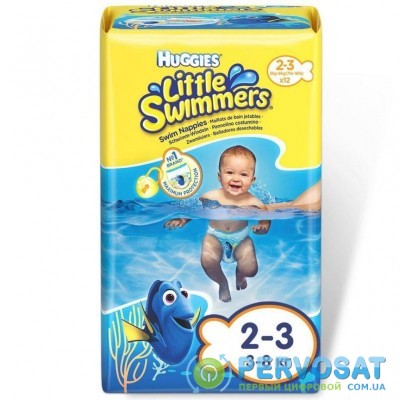 Подгузник Huggies Little Swimmer 2-3 12 шт (5029053537795)
