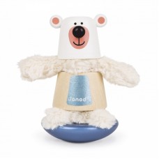 Пірамідка Janod Полярний ведмедик J08187 Пірамідка Janod Полярний ведмедик J08187