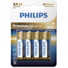 Батарейка Philips AA LR6 Premium Alkaline * 4 (LR6M4B/10) Батарейка Philips AA LR6 Premium Alkaline * 4 (LR6M4B/10)