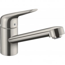 Змішувач для кухні Hansgrohe Focus M42, довж.виливу - 203мм, поворотний, 1важіль, KM100, сталь Змішувач для кухні Hansgrohe Focus M42, довж.виливу - 203мм, поворотний, 1важіль, KM100, сталь