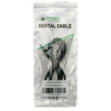 Кабель мультимедійний Jack 3.5mm male to Jack 3.5mm female 1.0m PowerPlant (KD00AS1264) Кабель мультимедійний Jack 3.5mm male to Jack 3.5mm female 1.0m PowerPlant (KD00AS1264)