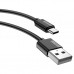 Дата кабель USB 2.0 AM to Type-C 1.2m Nets T-C801 Black T-PHOX (T-C801 black)