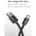 Дата кабель USB 2.0 AM to Type-C 1.2m Nets T-C801 Black T-PHOX (T-C801 black)