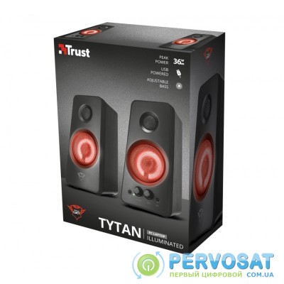Trust 2.0 GXT 608 Tytan Illuminated Speaker Set BLACK