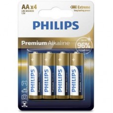 Батарейка PHILIPS AA LR6 Premium Alkaline * 4 (LR6M4B/10) Батарейка PHILIPS AA LR6 Premium Alkaline * 4 (LR6M4B/10)
