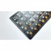 Наклейка на клавиатуру AlSoft непрозрачная EN/RU (11x13мм) черная (кирилица оранжевая) tex (A46094)