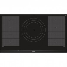 Варильна поверхня Siemens індукційна, 90см, 5 конфорок, 2 зони розширення, чорний
