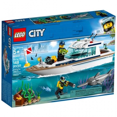 Конструктор LEGO City Яхта для дайвинга 148 деталей (60221)