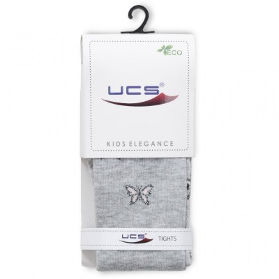 Колготки UCS SOCKS з метеликами (M0C0301-2110-5G-gray)