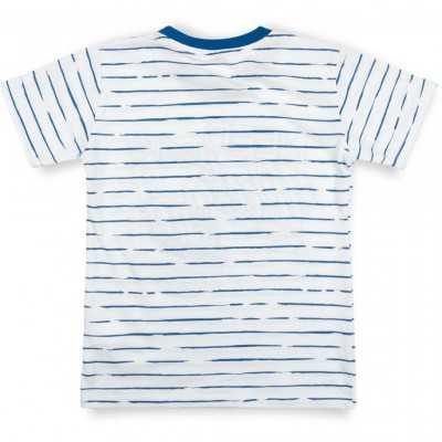 Футболка дитяча Breeze в смужку (7380-152B-indigo)