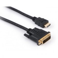 Кабель мультимедийный Vinga HDMI to DVI 24+1 5.0m (HDMIDVI01-5.0) Кабель мультимедийный Vinga HDMI to DVI 24+1 5.0m (HDMIDVI01-5.0)