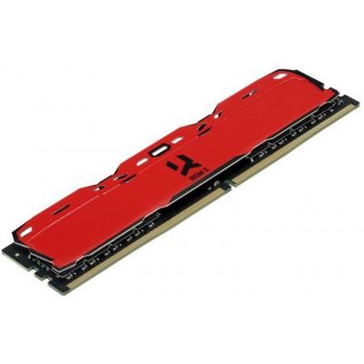 Модуль пам'яті для комп'ютера DDR4 8GB 3000 MHz IRDM Red GOODRAM (IR-XR3000D464L16S/8G)