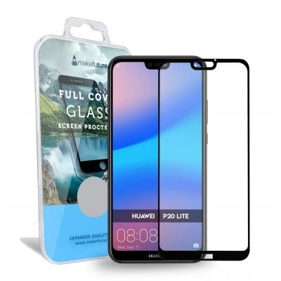 Скло захисне MakeFuture для Huawei P20 Lite Black Full Cover (MGFC-HUP20LB)