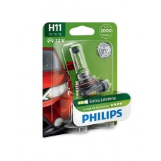 Лампа галогенна Philips H11 LongLife EcoVision, 1шт/блістер Лампа галогенна Philips H11 LongLife EcoVision, 1шт/блістер