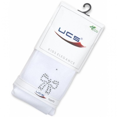 Колготки UCS Socks с бантом из страз (M0C0302-2036-11G-white)