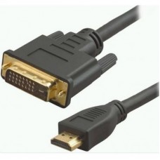 Кабель мультимедійний HDMI to DVI 24+1 1.8m Atcom (3808) Кабель мультимедійний HDMI to DVI 24+1 1.8m Atcom (3808)