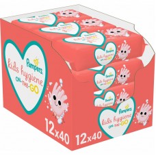 Вологі серветки Pampers Kids Hygiene On-the-go 12х40 шт. (8006540222324) Вологі серветки Pampers Kids Hygiene On-the-go 12х40 шт. (8006540222324)