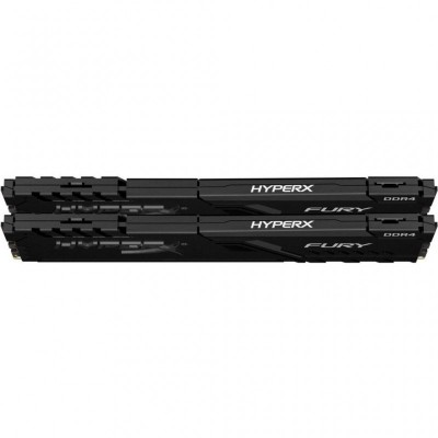 Модуль пам'яті для комп'ютера DDR4 64GB (2x32GB) 3200 MHz HyperX Fury Black Kingston Fury (ex.HyperX) (HX432C16FB3K2/64)