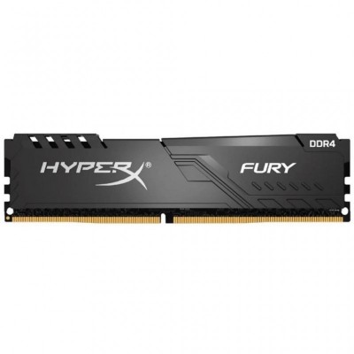 Модуль пам'яті для комп'ютера DDR4 64GB (2x32GB) 3200 MHz HyperX Fury Black Kingston Fury (ex.HyperX) (HX432C16FB3K2/64)