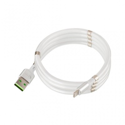 Дата кабель USB 2.0 AM to Lightning KZ-UC001i Super White Krazi (00000079675)