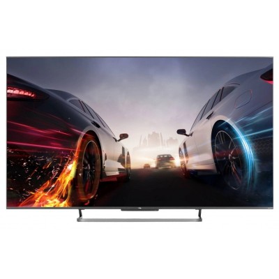 Телевізор 55" TCL QLED 4K 100Hz Smart, Android TV, Silver
