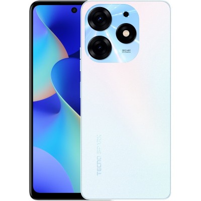 Смартфон TECNO Spark 10 Pro (KI7) 6.78" 8/256ГБ, 2SIM, 5000мА•год, Pearl White