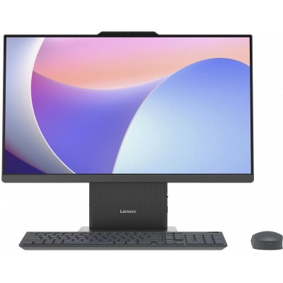 Комп'ютер персональний моноблок Lenovo IdeaCentre AIO 24ARR9 23.8" FHD IPS AG, AMD R5-7535HS, 16GB, F512GB, UMA, кл+м, без ОС, сірий