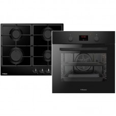 Комплект Hansa (духовка електрична + емальована газова поверхня), чорний