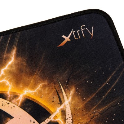 Килимок для миші Xtrfy XTP1 NiP Lightning Medium (320 x 270 mm), Black-Gold